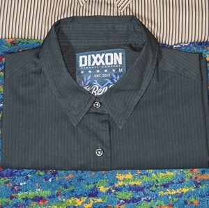 Dixxon Benny party shirts size MD. Dark green.‎ Like new condition.